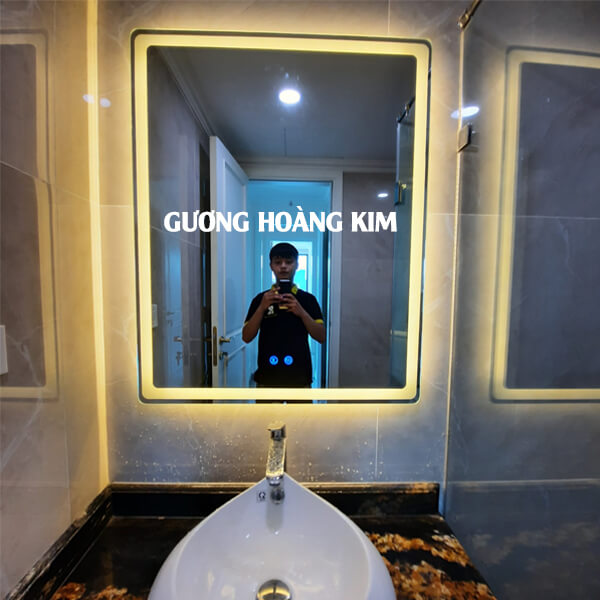Gương đèn led phòng tắm ánh sáng Led hắt ngoài HK-3001 [AGC]