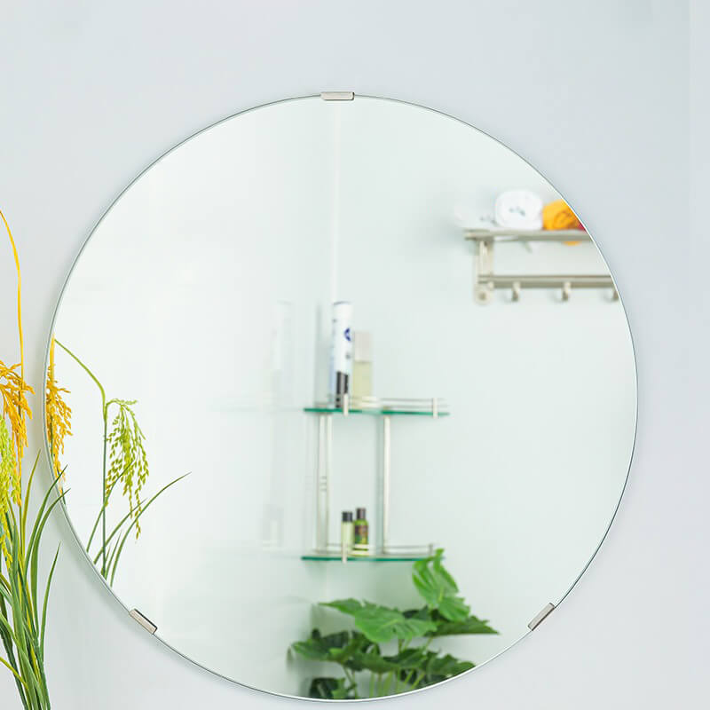 Gương dán tường treo tường tròn lắp bàn trang điểm makeup nhà tắm phòng wc không viền – guonghoangkim mirror HK5005